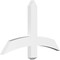 Ekena Millwork Bellingham Architectural Grade PVC Gable Bracket, 36"W x 22 1/2"H x 2"D x 4"F, 15/12 Pitch GBP036X23X0204BEL00 - alternate 1